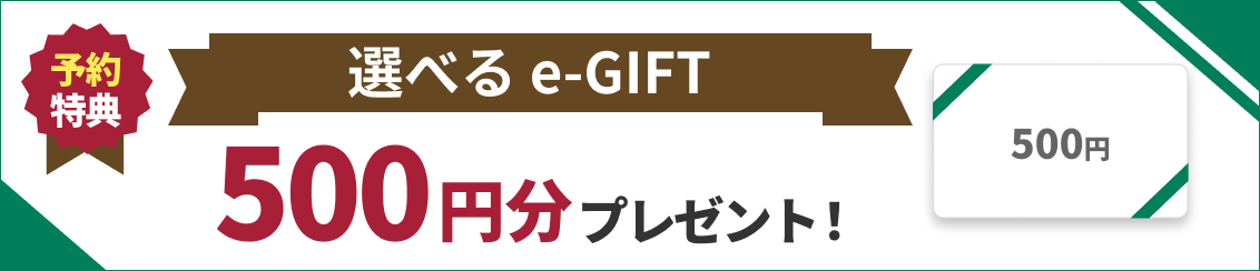 選べるe-GIFT：500円分
