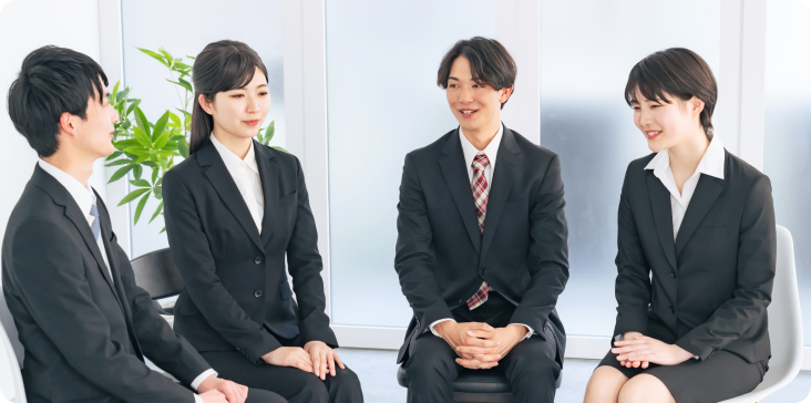 先輩社員との懇談