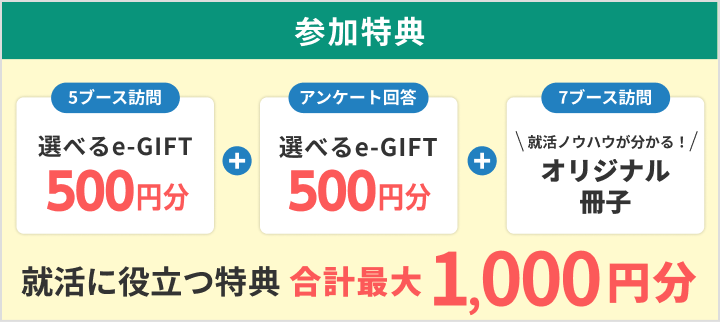 選べるe-GIFT：1000円分・オリジナルハンドブック