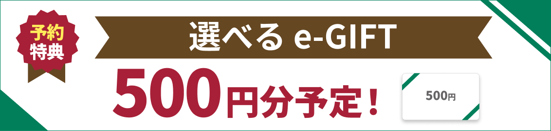 選べるe-GIFT500円分